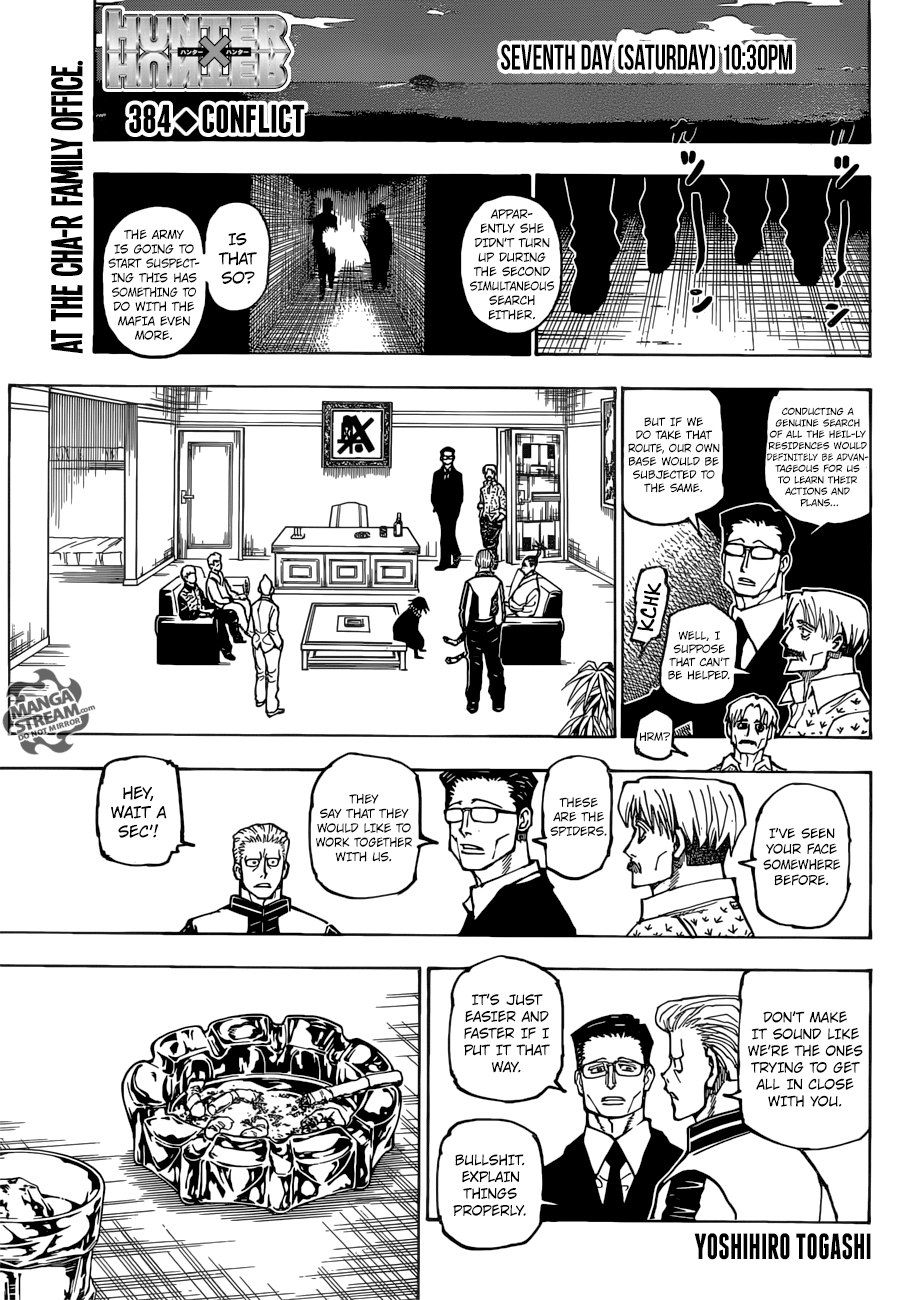 Hunter x Hunter Chapter 384 1